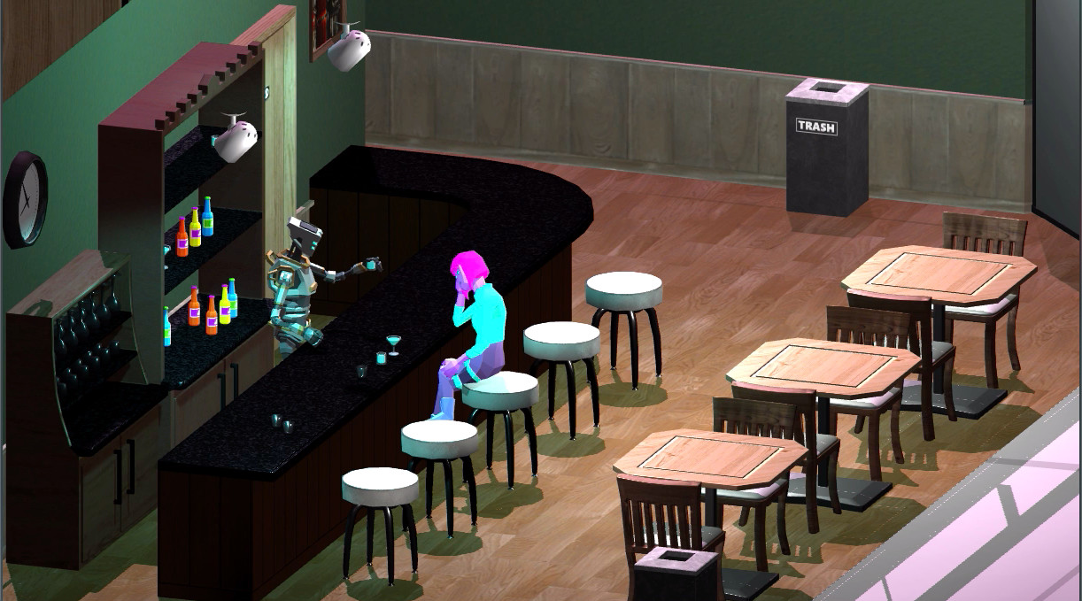 Cyberpunk Bar Sim Demo #2