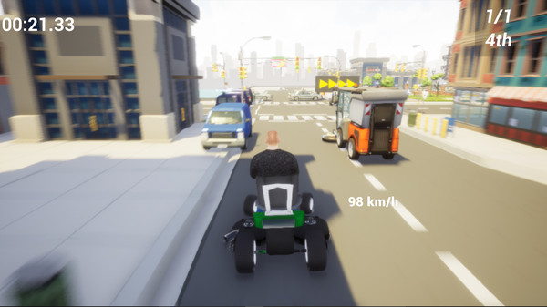 скриншот Lawnmower Game: Racing 1