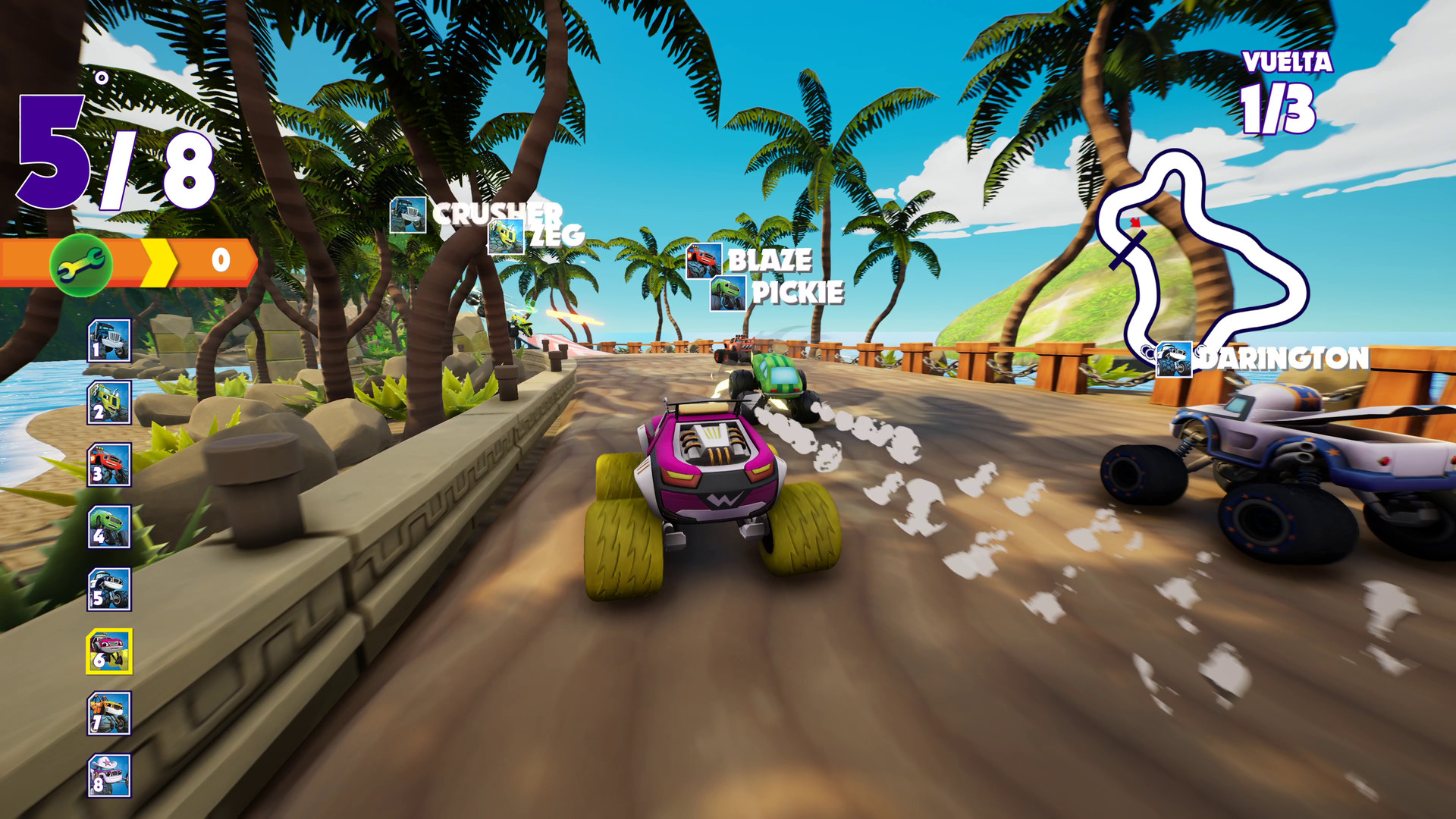 Jogo Blaze and the Monster Machines: Axle City Racers - PS4 no