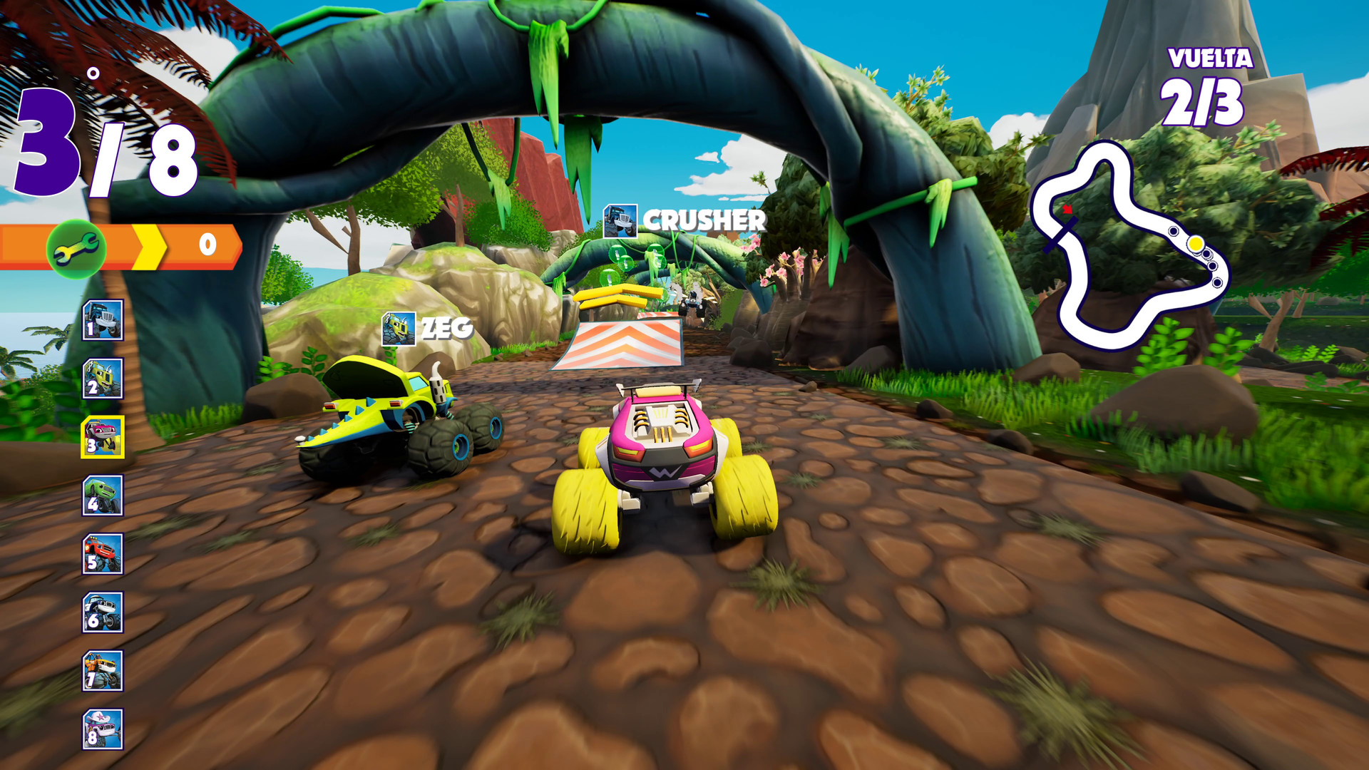 Blaze and the Monster Machines: Axle City Racers para Nintendo