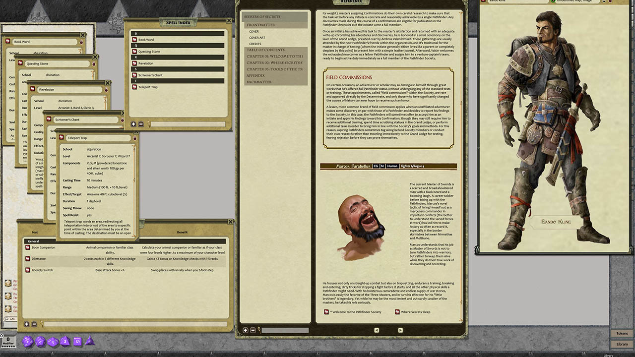 Fantasy Grounds - Pathfinder RPG - Chronicles: Seekers of Secrets - A Guide to the Pathfinder Society #3