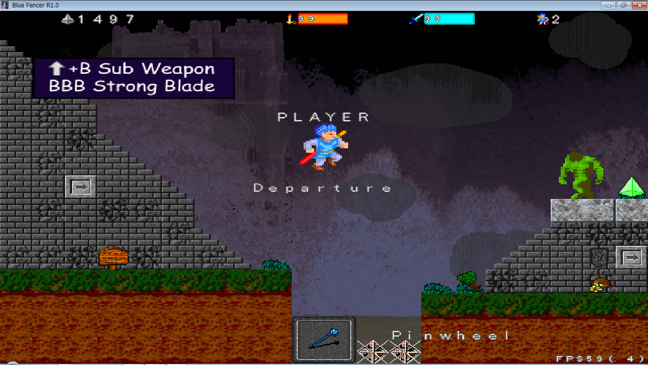 Blue fencer Resurrection screenshot 1