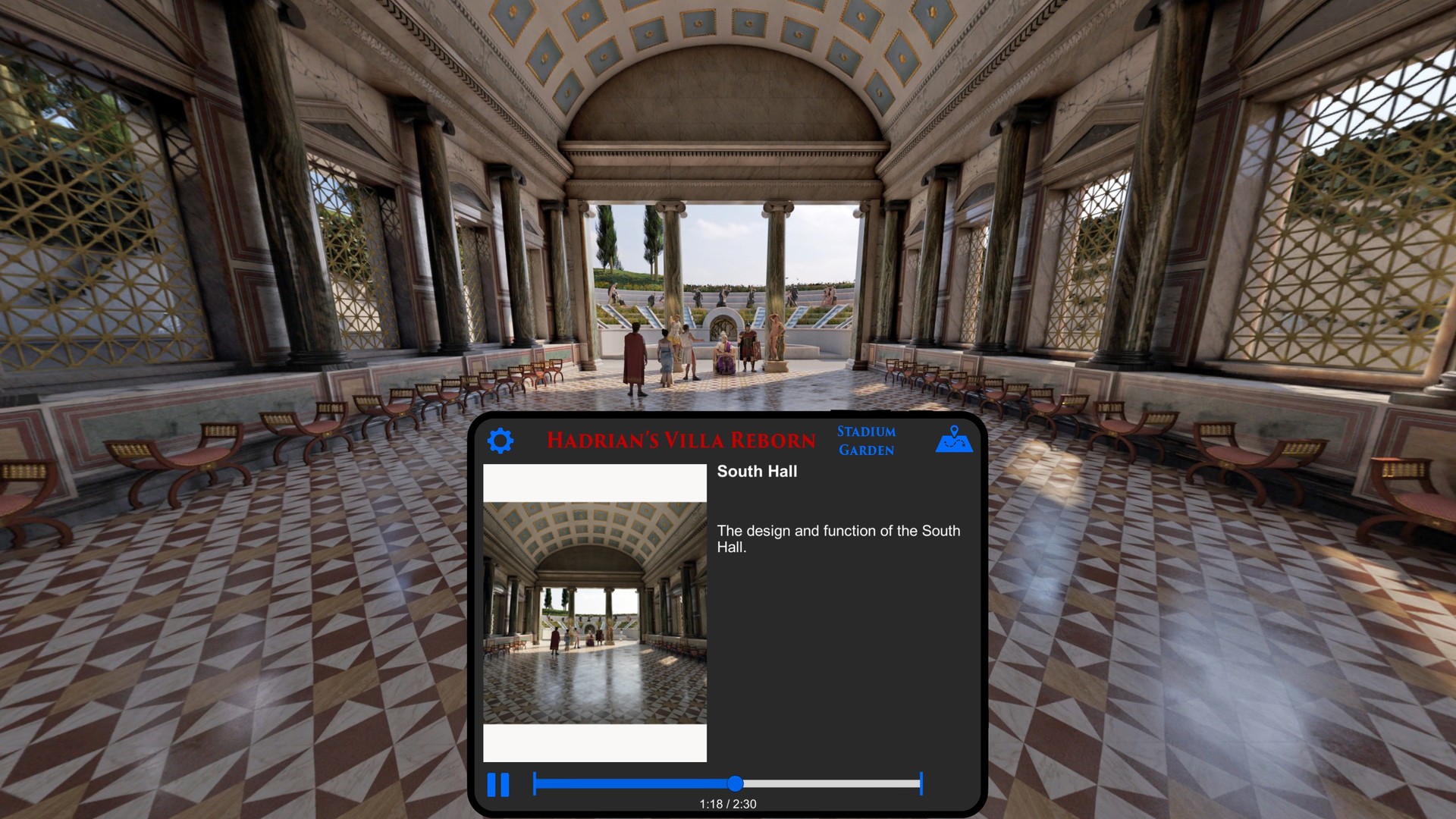 Hadrian's Villa Reborn: Stadium Garden #0