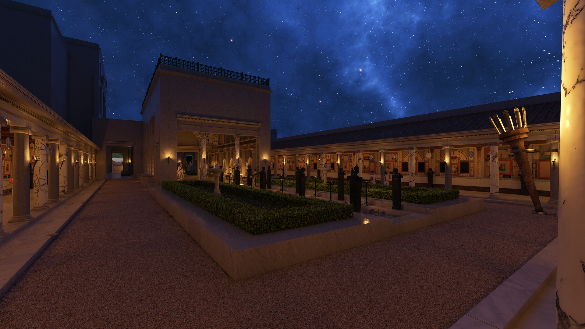 Hadrian's Villa Reborn: Stadium Garden #3