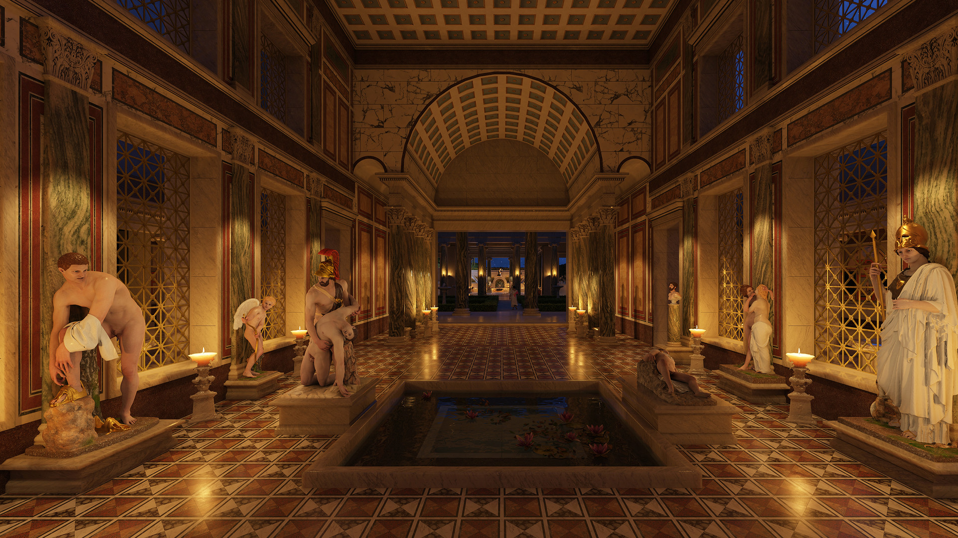 Hadrian's Villa Reborn: Stadium Garden #4