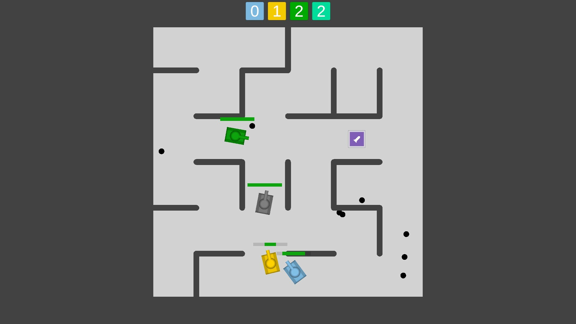 Tanks in Labyrinth #0