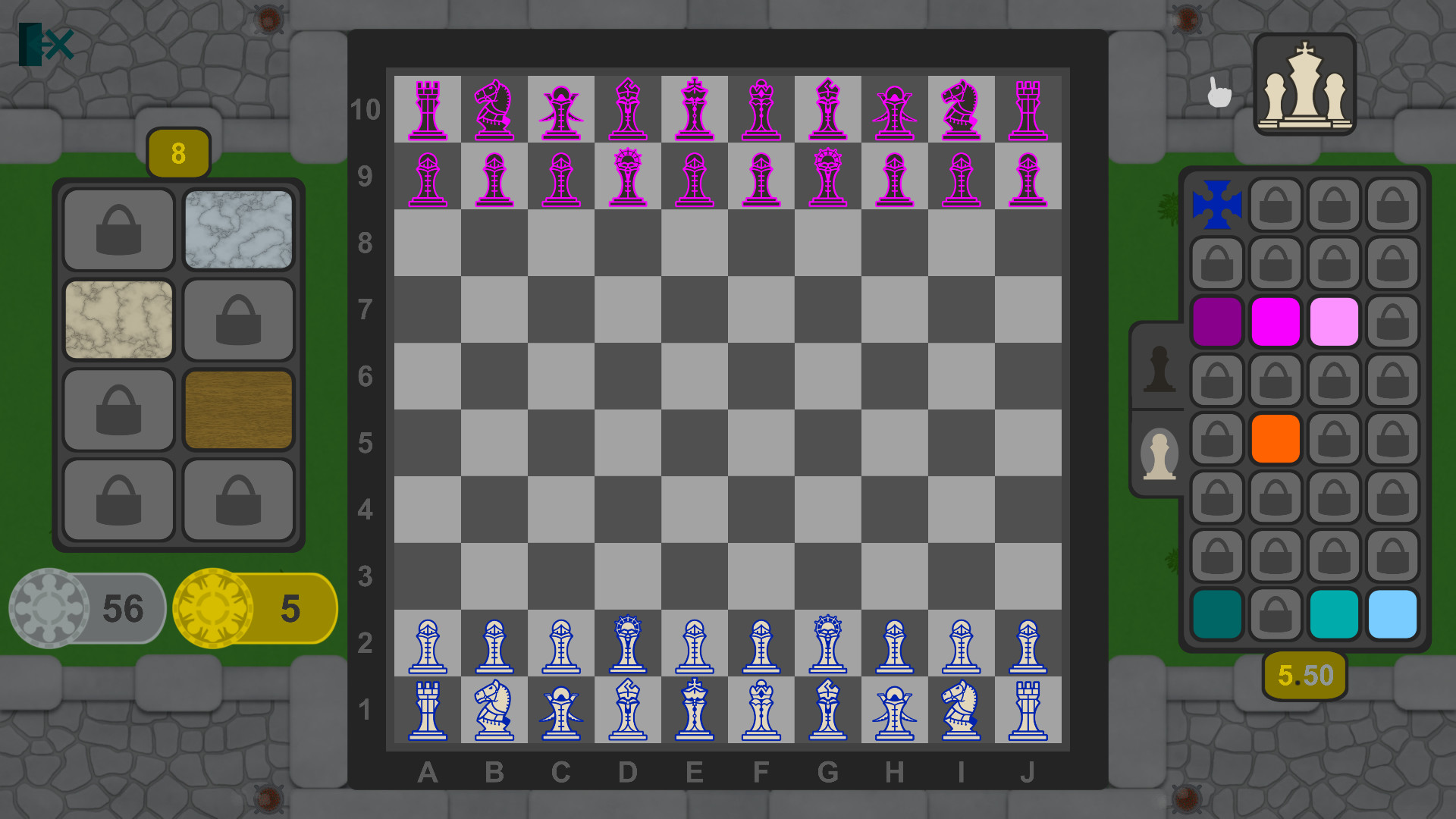 Chess'Extra - Dev Support - Pieces Full Design #2