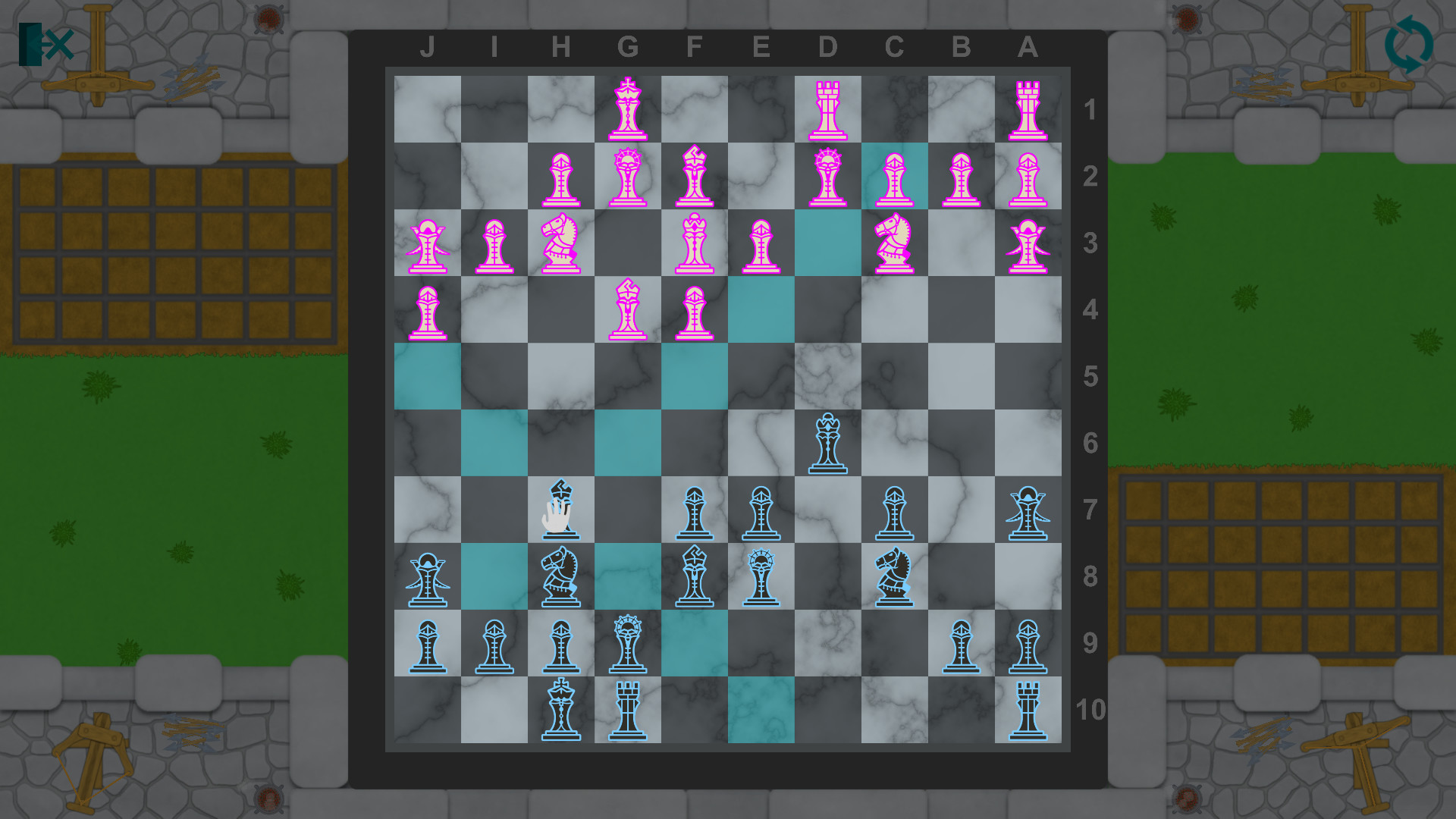 Chess'Extra - Dev Support - Pieces Full Design #3