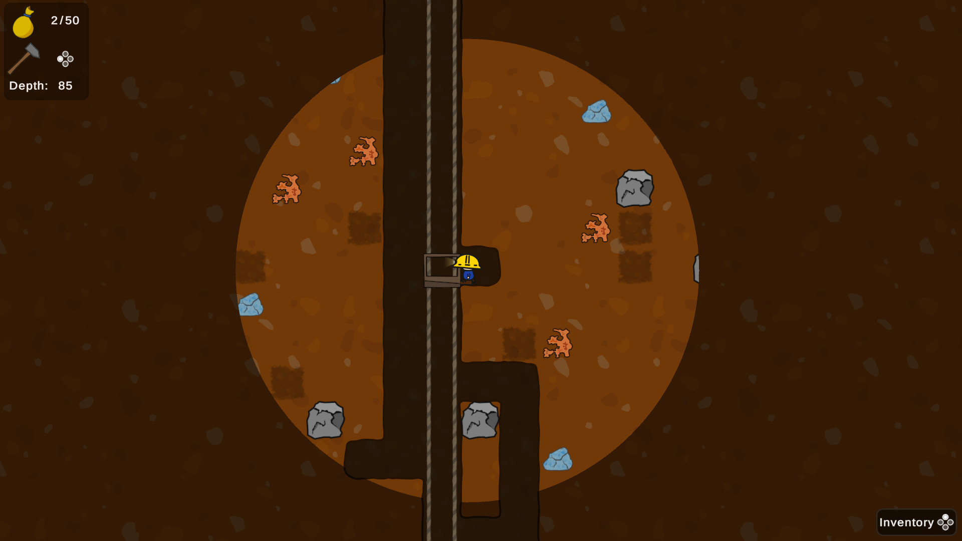 The sci-fi mining game Dig Deep is available now for free in the