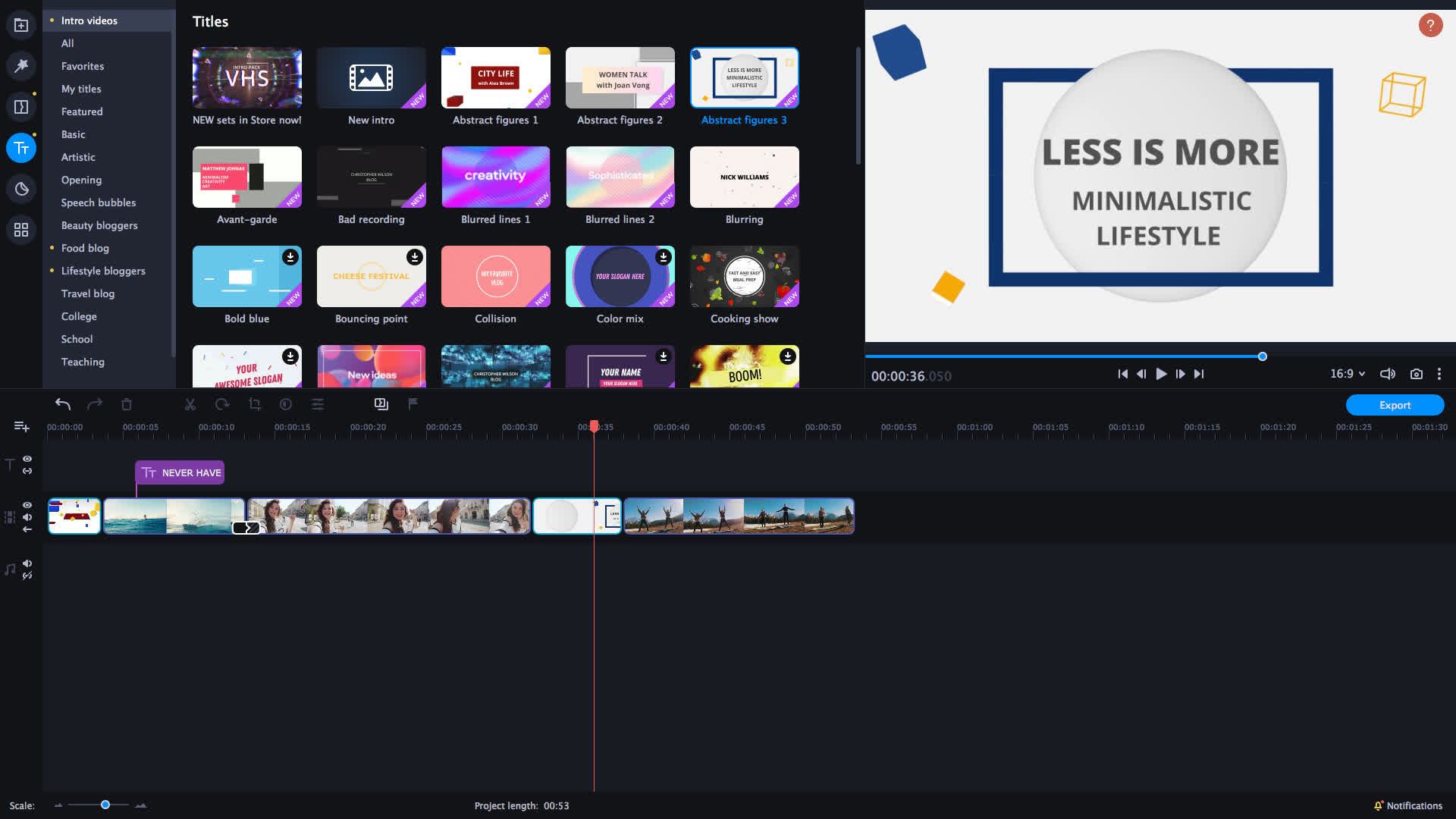 Movavi Video Editor Plus 2021 Effects Trendy Intro Set on Steam