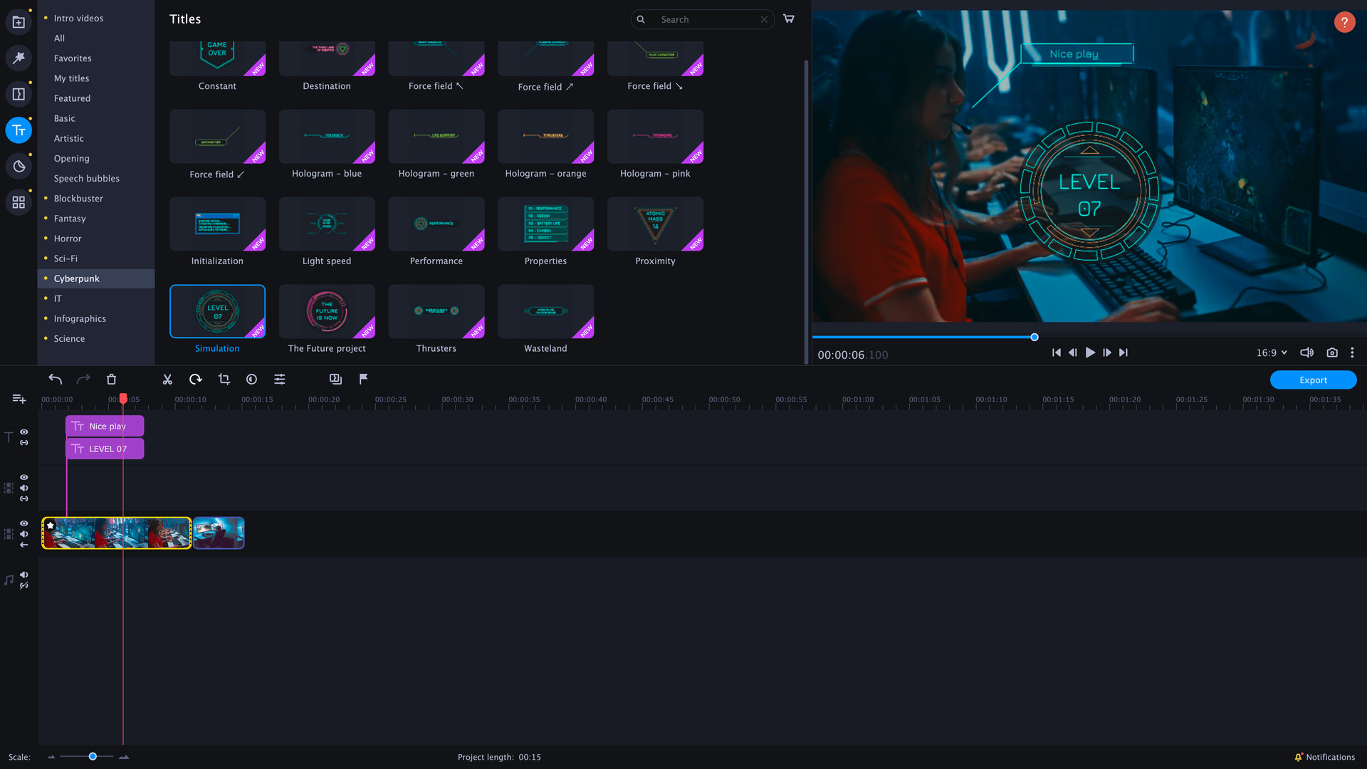 Movavi Video Editor Plus 2021 Effects - Technology Set On Steam