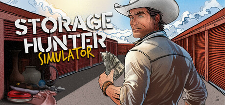 Steam header art for Storage Hunter Simulator