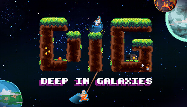 Capsule image of "DIG - Deep In Galaxies" which used RoboStreamer for Steam Broadcasting
