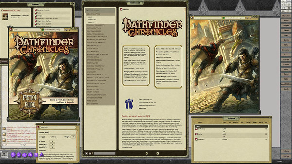 скриншот Fantasy Grounds - Pathfinder RPG - Chronicles: Faction Guide 0