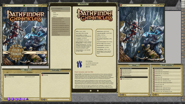 скриншот Fantasy Grounds - Pathfinder RPG - Chronicles: City of Strangers 0