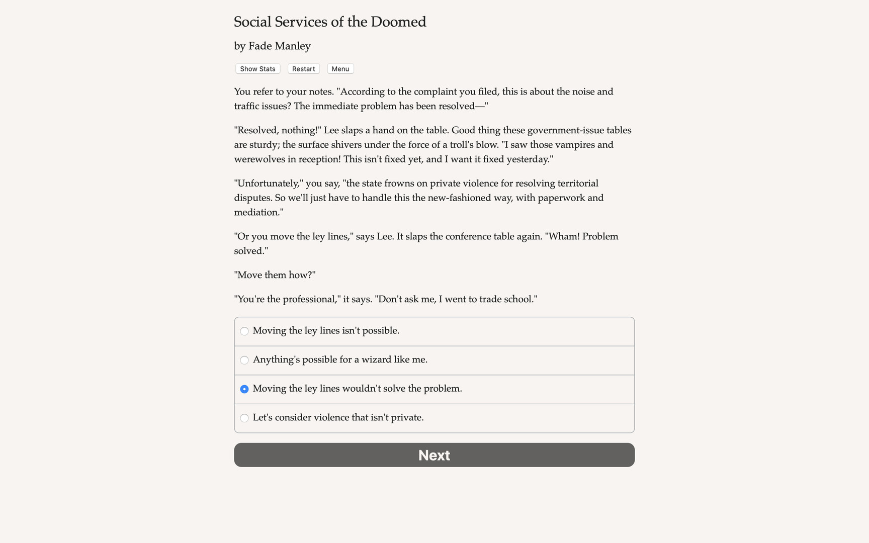 Social Services of the Doomed #3