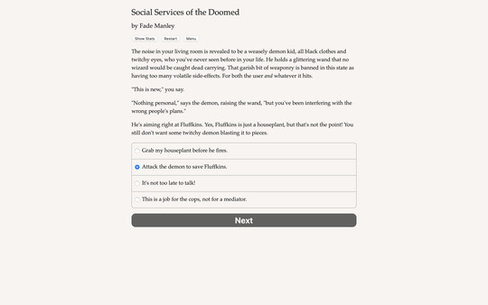 Скриншот из Social Services of the Doomed Demo