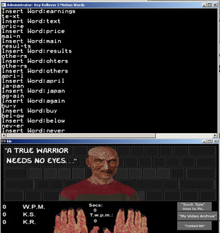 скриншот Touch Typing Home Row Speed Grinder - iReact Freddy Krueger Nightmare Custom Art Keyboard 2