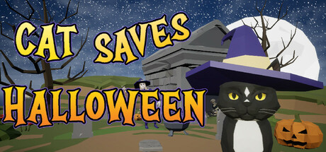 Cat Saves Halloween banner