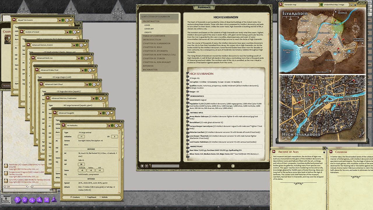 Fantasy Grounds - Pathfinder RPG - Campaign Setting: Magnimar, City of  Monuments no Steam