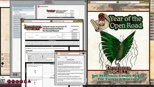 скриншот Fantasy Grounds - Pathfinder 2 RPG - Pathfinder Society Scenario #1-17: The Perennial Crown Part 2, The Thorned Monarch 4