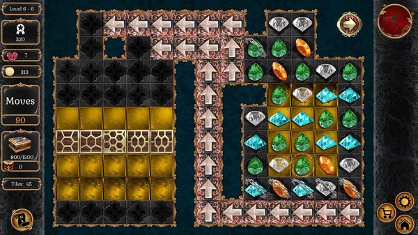 Скриншот из Jewel Match Origins - Palais Imperial Collector's Edition