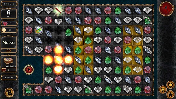 Скриншот из Jewel Match Origins - Palais Imperial Collector's Edition