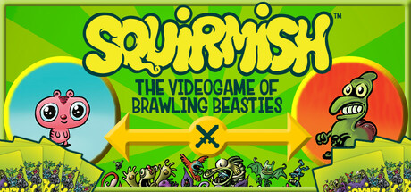 SQUIRMISH: The Videogame of Brawling Beasties banner