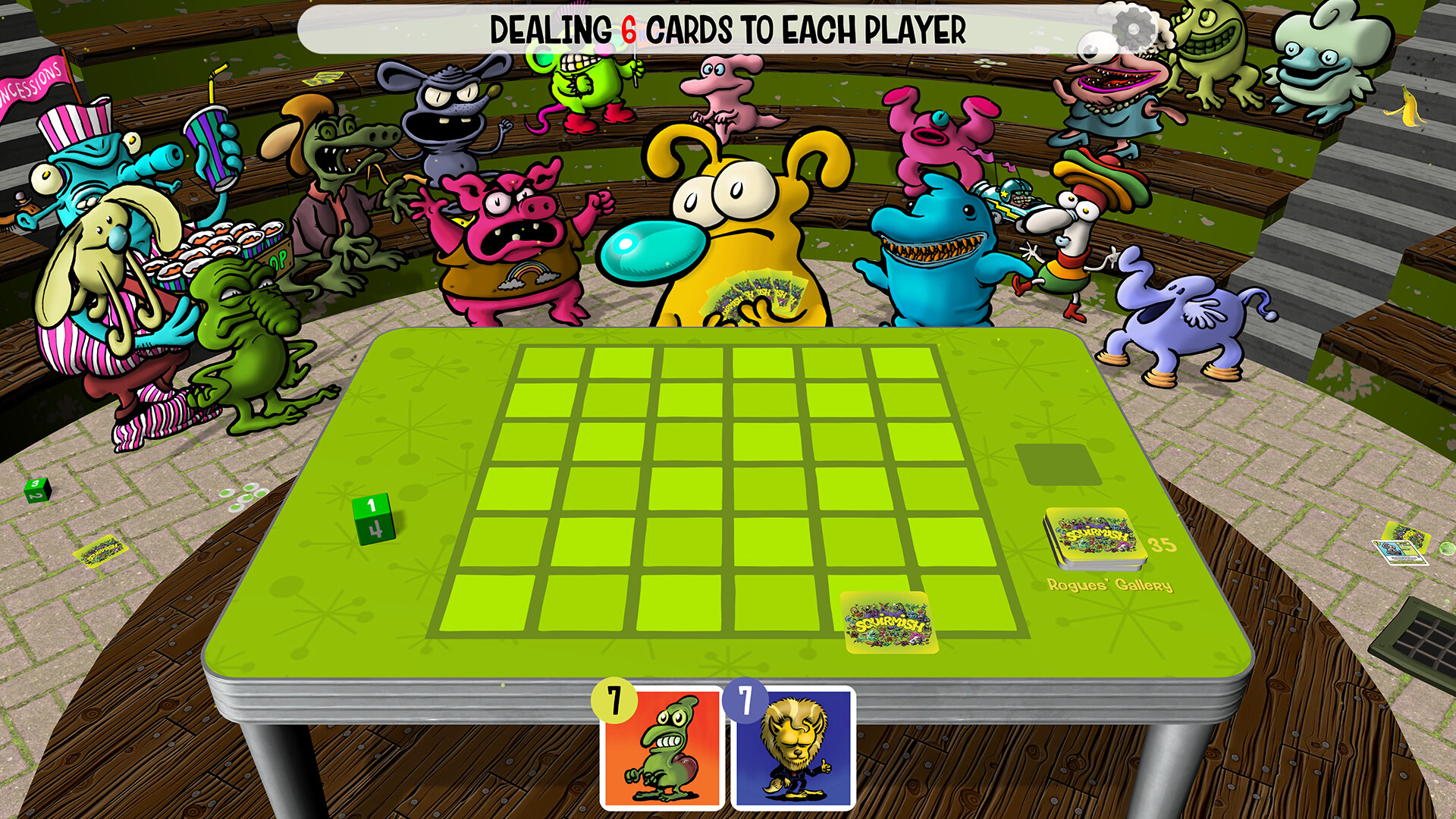 SQUIRMISH: The Videogame of Brawling Beasties screenshot 1