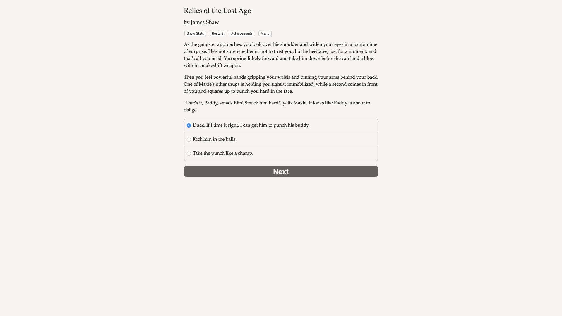 Relics of the Lost Age Demo #0