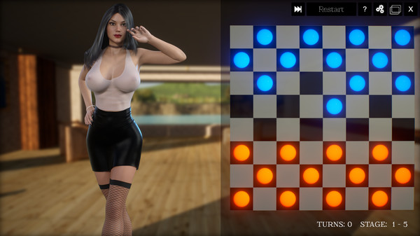 скриншот 3D Hentai Checkers - Additional Girls 2 4