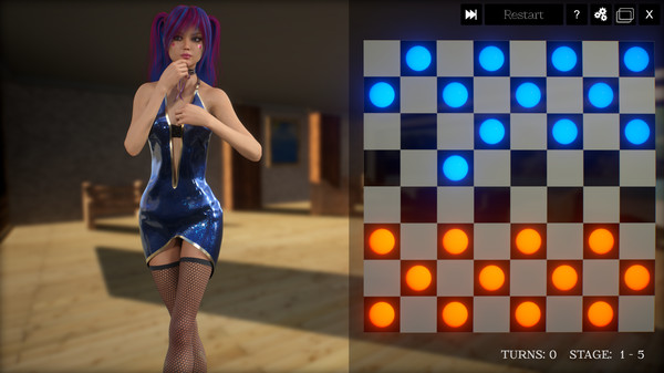 скриншот 3D Hentai Checkers - Additional Girls 2 1
