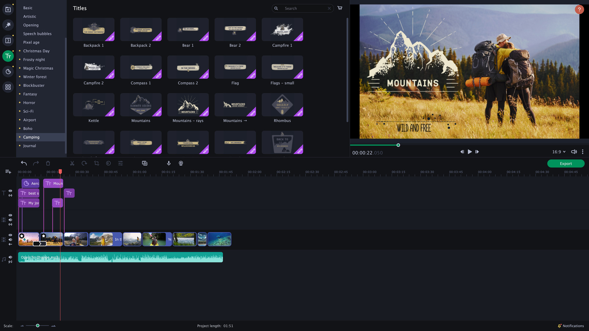 Movavi Slideshow Maker 8 Effects - Travel Set #3