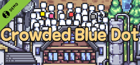 Crowded Blue Dot Demo banner