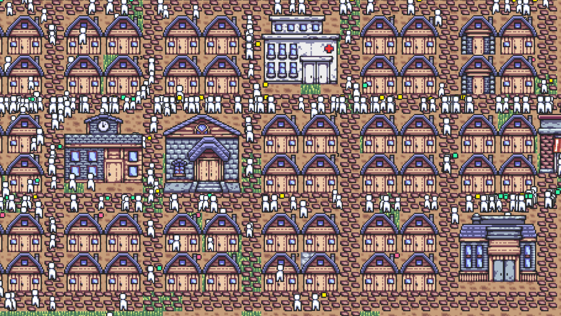 Crowded Blue Dot Demo #9