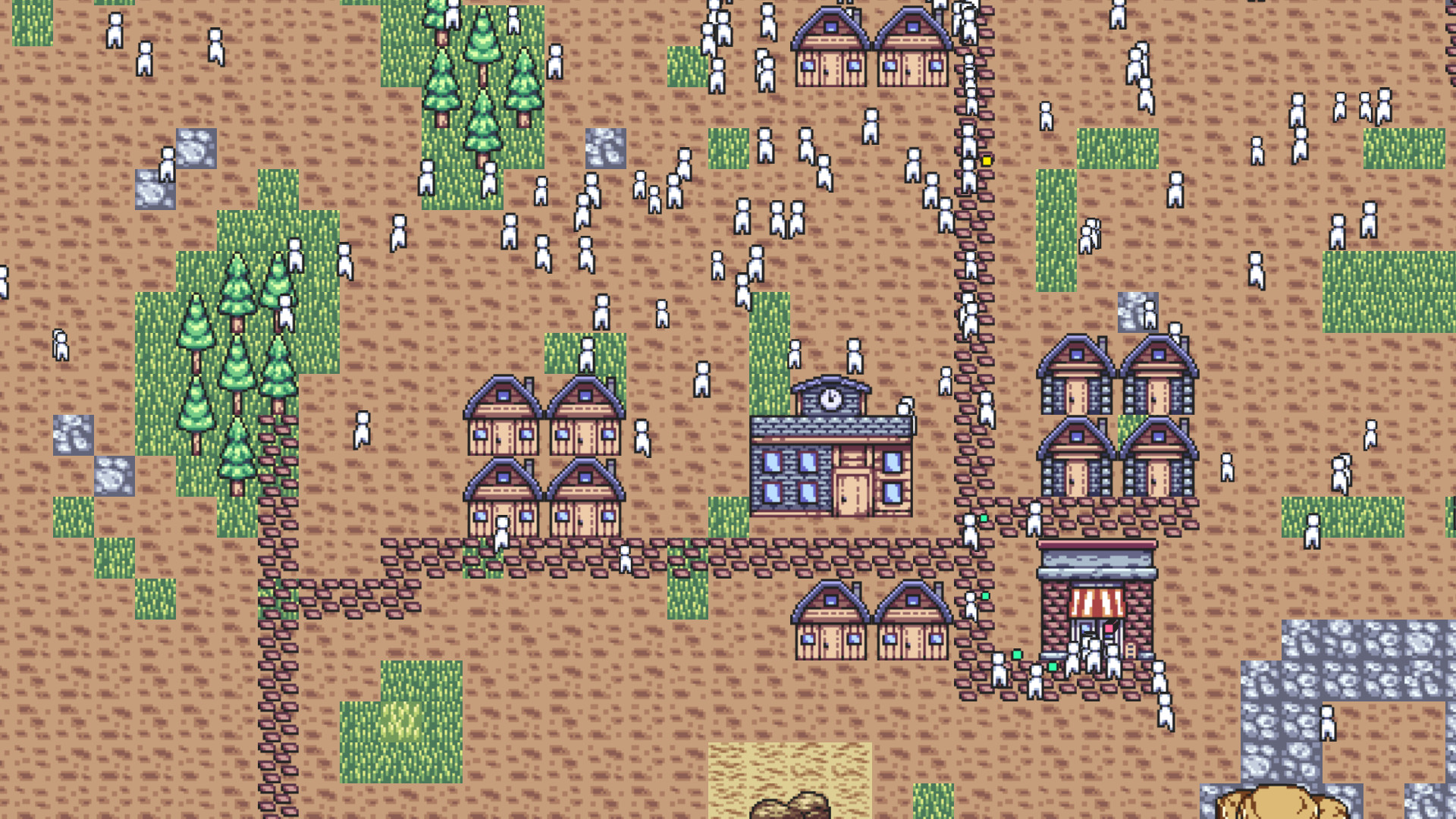 Crowded Blue Dot Demo #7