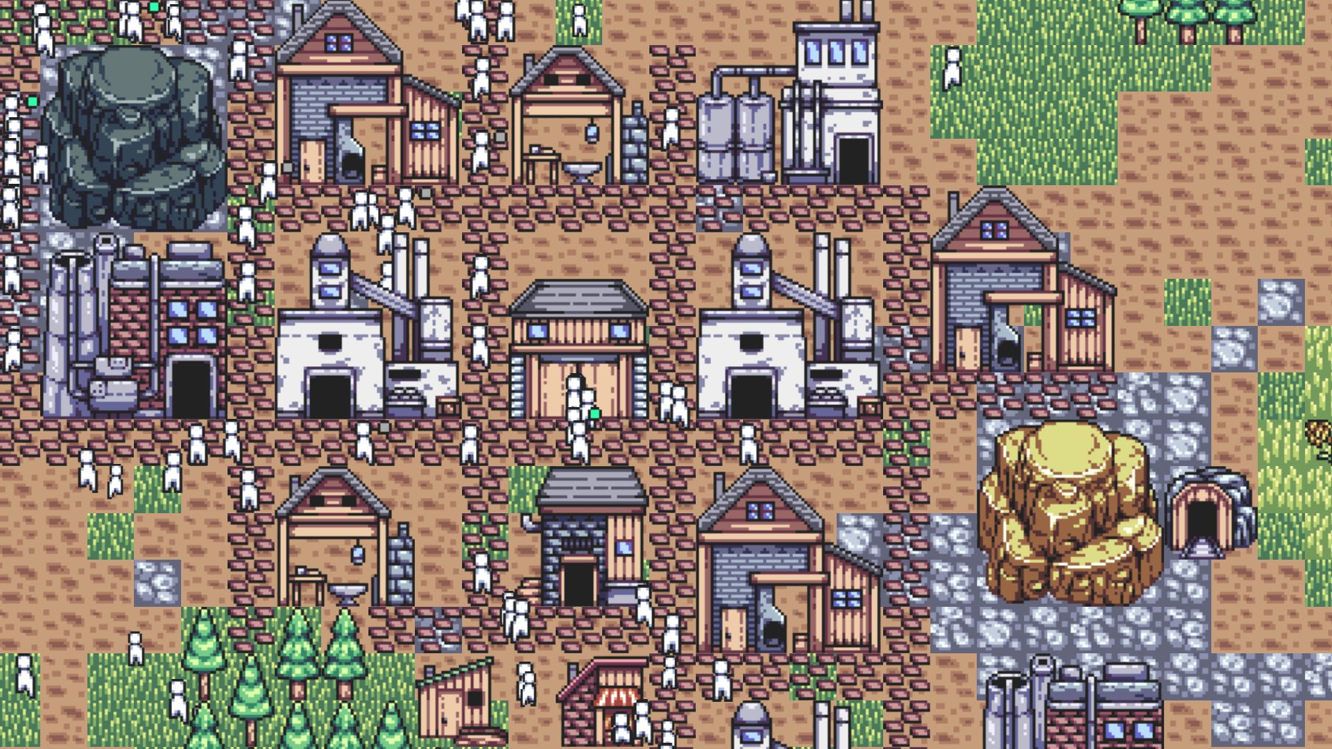 Crowded Blue Dot Demo #0