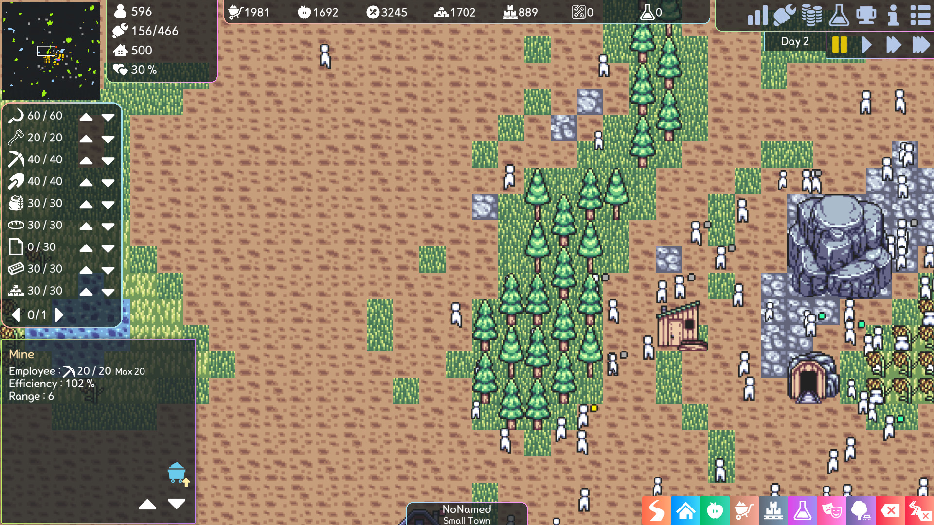 Crowded Blue Dot Demo #4