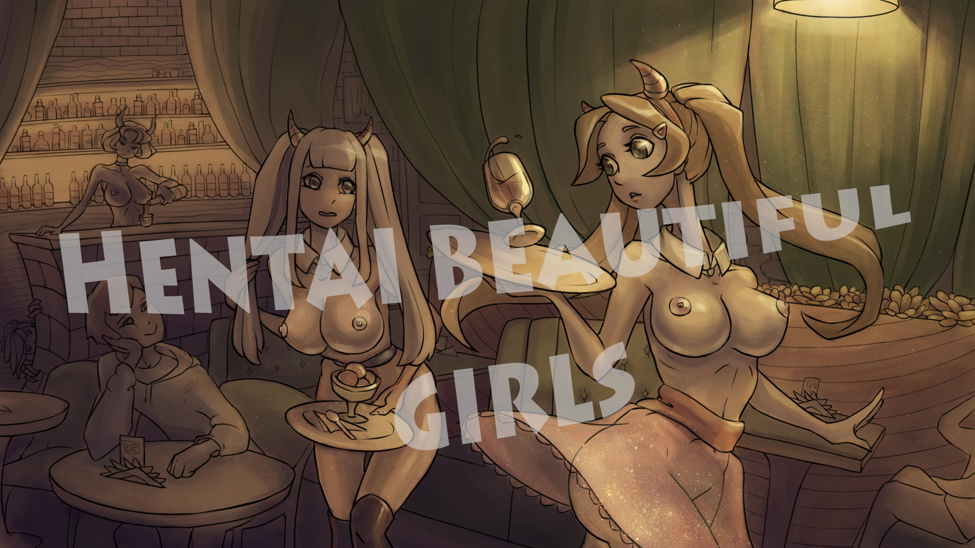 Girls on puzzle - Wallpapers +18 #7