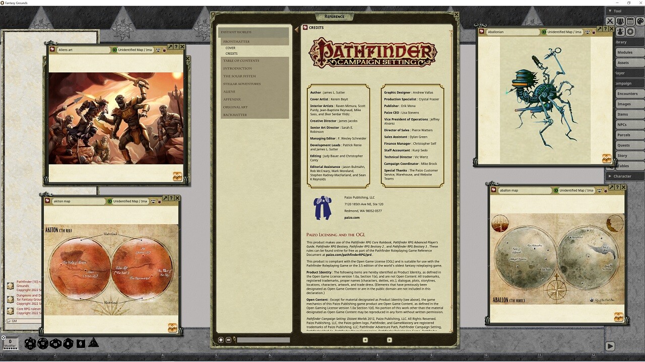 Fantasy Grounds - Pathfinder RPG - Campaign Setting: Distant Worlds On ...