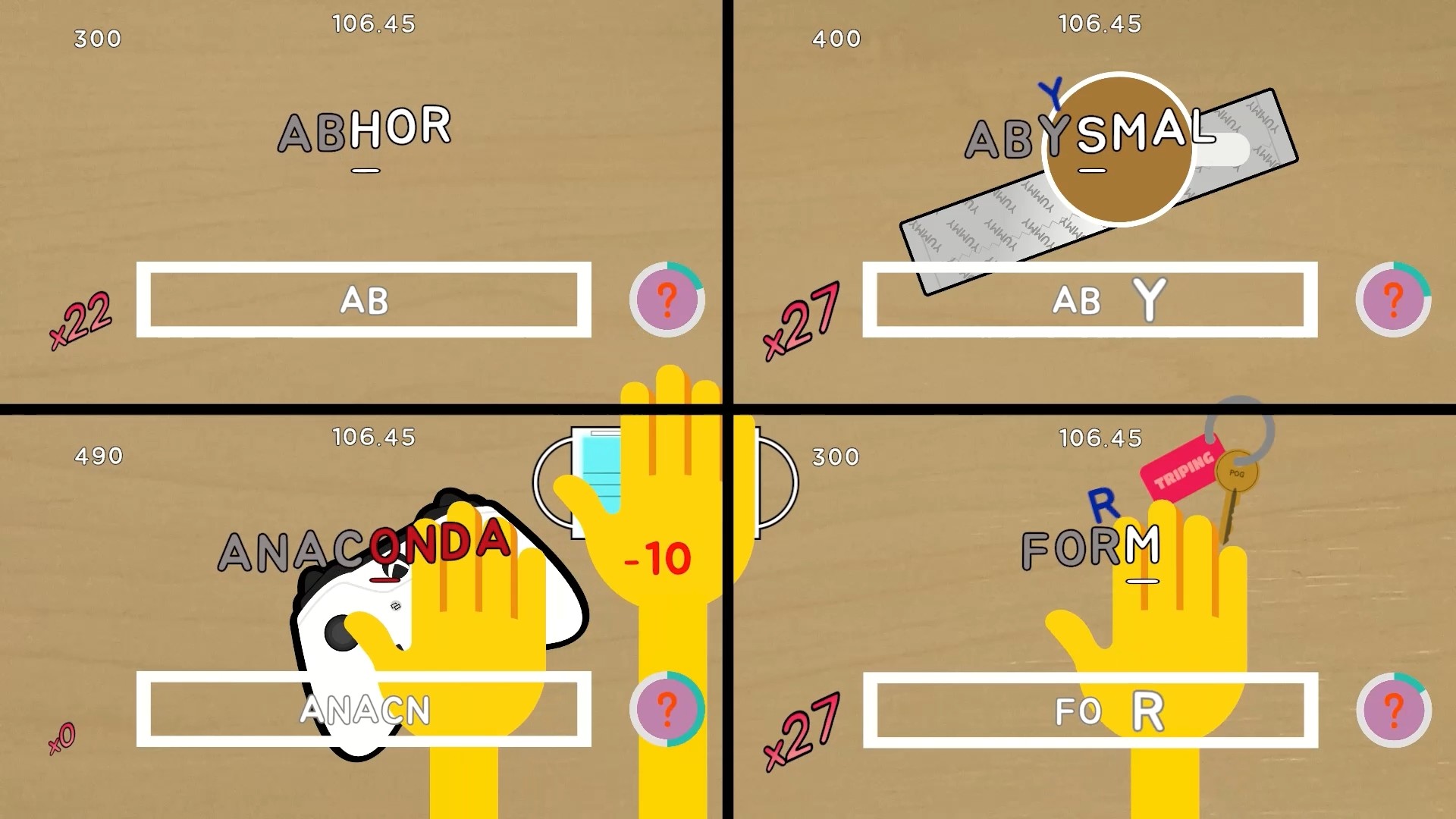 Tricky Typing on Steam