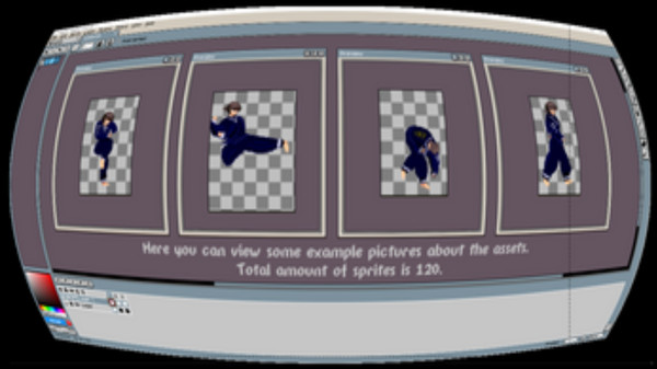 Green Dragon Beat ’em up Character