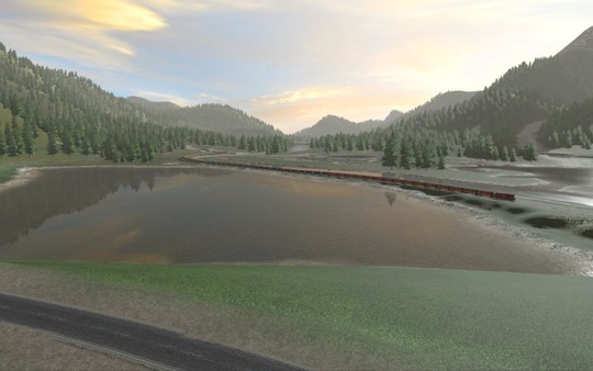 скриншот Trainz 2019 DLC - Canadian Rocky Mountains Baker Crk to West of Calgary 4