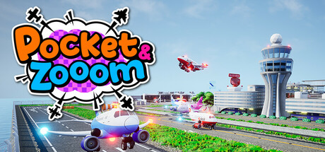 Pocket and Zooom: 航空機を目的地へ導く戦略パズル