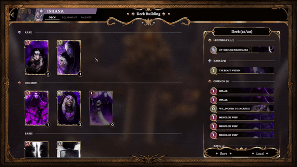 PRESENTATION - Shattered Heaven 4 Gif DeckBuilding | RPG Jeuxvidéo