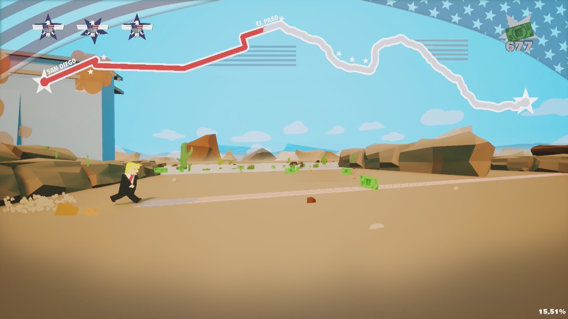 Super Donald World 2024 🦅 screenshot 1