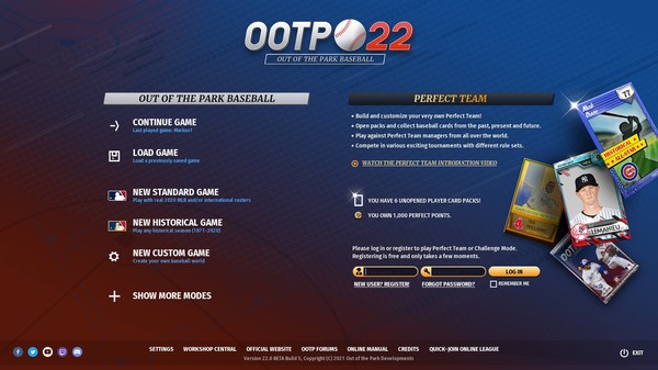 Out of the Park Baseball 22 for linux