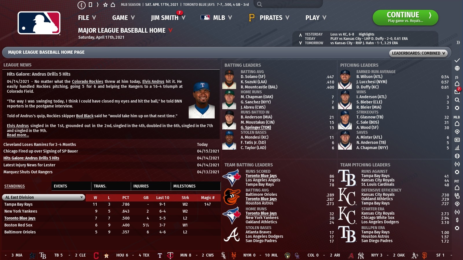 ootp baseball 2021