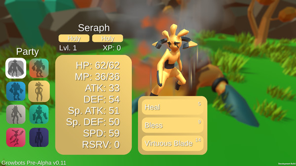 Скриншот из Growbots: Battle Academy