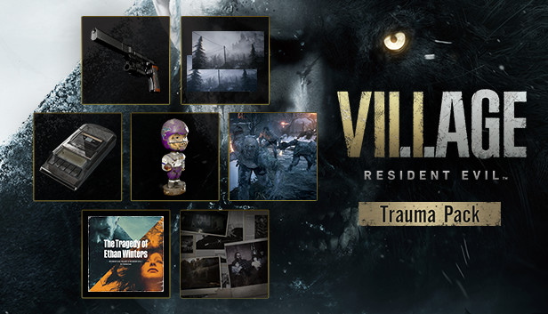 Resident evil village steam. Resident Evil Village - полевой набор. Resident Evil Village - Trauma Pack. Resident Evil 8 Trauma Pack. Resident Evil Village магазин бонусов.